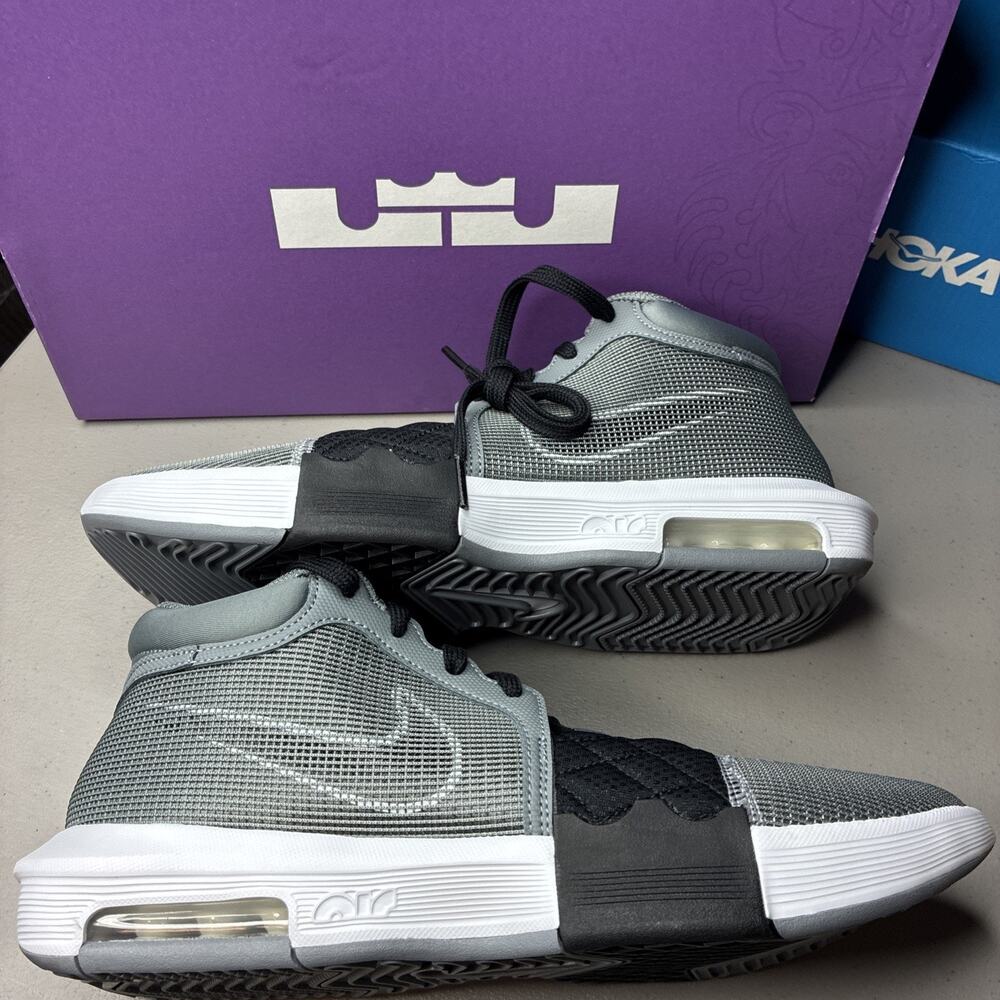 Nike LeBron Witness 8 FB2239 004 Cool Grey/White-Black New Men's Size 11